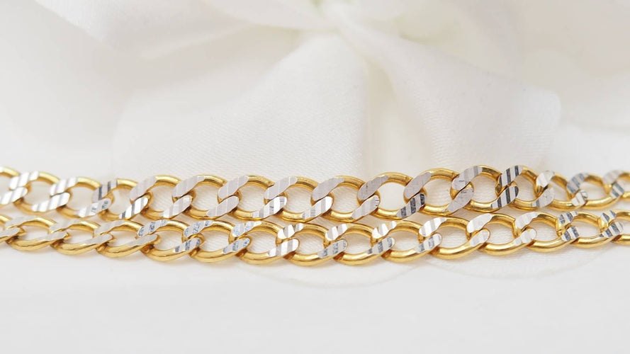 Collier Collier maille fantaisie en or jaune 18 kt 58 Facettes 31084