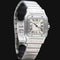 Montre Cartier Santos Galbée - Montre en acier 58 Facettes MT47317