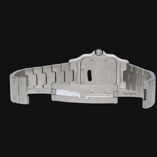 Montre Cartier Santos Galbée - Montre en acier 58 Facettes MT47317