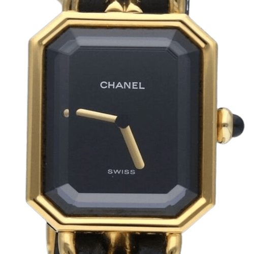 Chanel Première - Montre taille L plaqué or