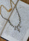Collier Collier rivière ancien en or, argent et diamants 58 Facettes