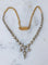 Collier Collier rivière ancien en or, argent et diamants 58 Facettes
