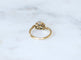 Bague 57 Toi et Moi - Bague en or jaune, platine et diamants 58 Facettes