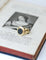 Bague 59 Chevalière intaille chien en jaspe sanguin et or jaune 58 Facettes