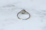 Bague 57 Bague ancienne - Couronne de comte en platine et diamants 58 Facettes
