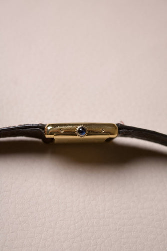 Montre Cartier Tank Must - Montre en vermeil cadran jaune citron 58 Facettes MONTRE-008