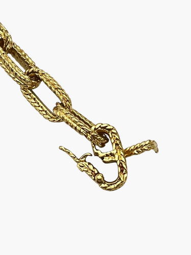 Bracelet Bracelet maille marine ciselée en or jaune 58 Facettes 149069340