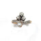 Bague 48 Bague duchesse Belle Époque en or rose, platine, diamants et perle 58 Facettes 267