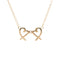 Pendentif Tiffany & Co. - Pendentif Double Loving Heart en or rose et saphir rose 58 Facettes qekp88bypd