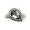 Bague 54 Bague en or blanc avec aigue-marine et diamants 58 Facettes 149070173