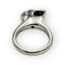 Bague 54 Bague en or blanc avec aigue-marine et diamants 58 Facettes 149070173