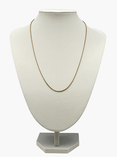Collier Chaîne maille forçat 52 cm en or jaune 58 Facettes 149069445