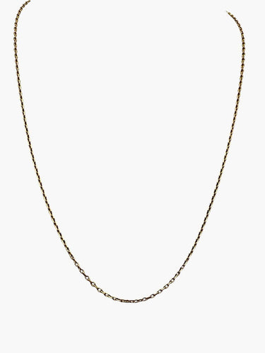 Collier Chaîne maille forçat 52 cm en or jaune 58 Facettes 149069445