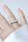 Bague Bague jarretière Art déco en platine et diamants 58 Facettes