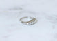Bague Bague jarretière Art déco en platine et diamants 58 Facettes