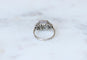 Bague Art Déco - Bague octogonale en platine et diamants 58 Facettes