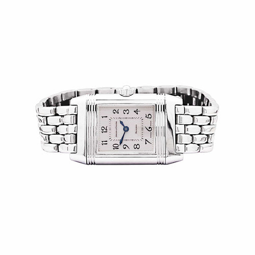 Montre Jaeger-LeCoultre Reverso Duetto - Montre en acier et diamants 58 Facettes 35693