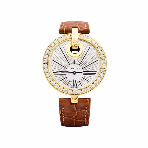 Montre Cartier Captive - Montre en or jaune et diamants 58 Facettes 35694