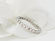 Bague 53 Alliance américaine - Bague en or blanc et diamants 0,75 ct 58 Facettes 33427