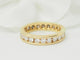 Bague 53.5 Alliance tour complet en or jaune et diamants 1,32 ct 58 Facettes 33441