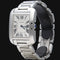 Montre Cartier Tank Anglaise - Montre en acier et diamants 58 Facettes MT46797
