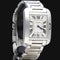 Montre Cartier Tank Anglaise - Montre en acier et diamants 58 Facettes MT46797