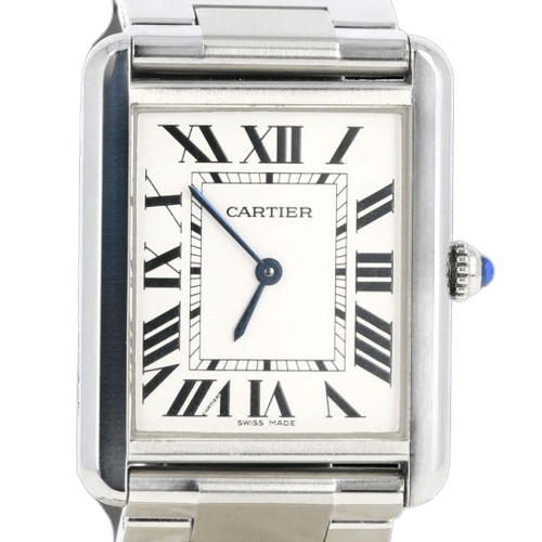 Montre Cartier Tank Solo - Montre en acier 58 Facettes MT47184