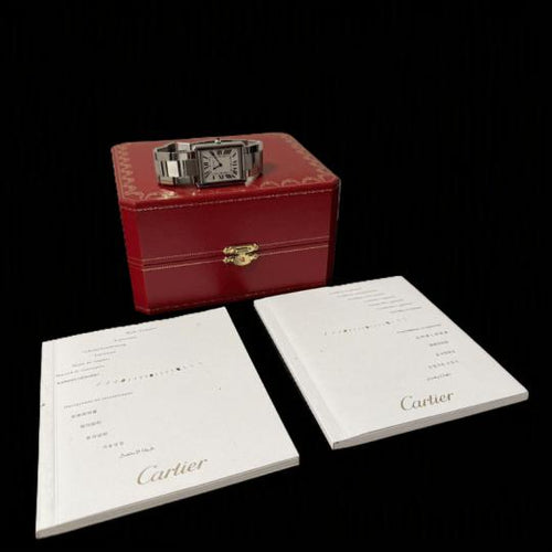 Montre Cartier Tank Solo - Montre en acier 58 Facettes MT47184