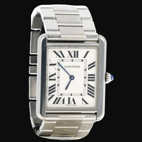 Montre Cartier Tank Solo - Montre en acier 58 Facettes MT47184