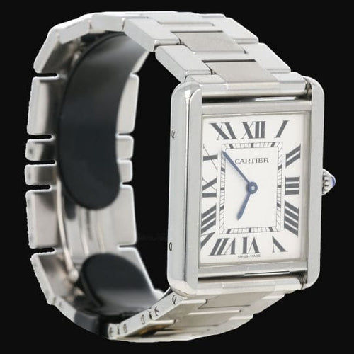 Montre Cartier Tank Solo - Montre en acier 58 Facettes MT47184