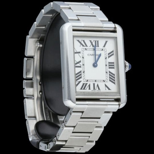 Montre Cartier Tank Solo - Montre en acier 58 Facettes MT47182