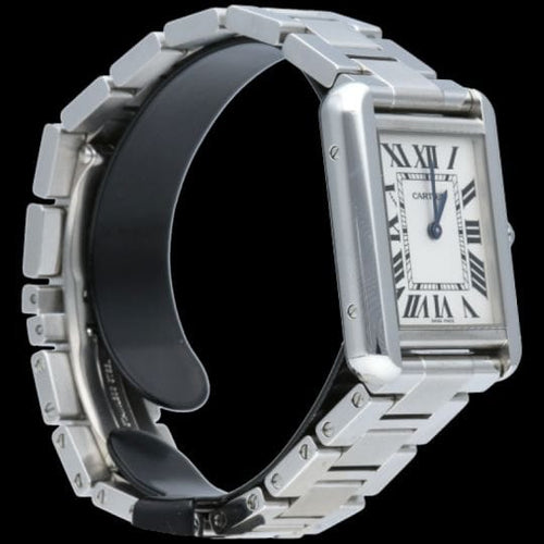 Montre Cartier Tank Solo - Montre en acier 58 Facettes MT47182