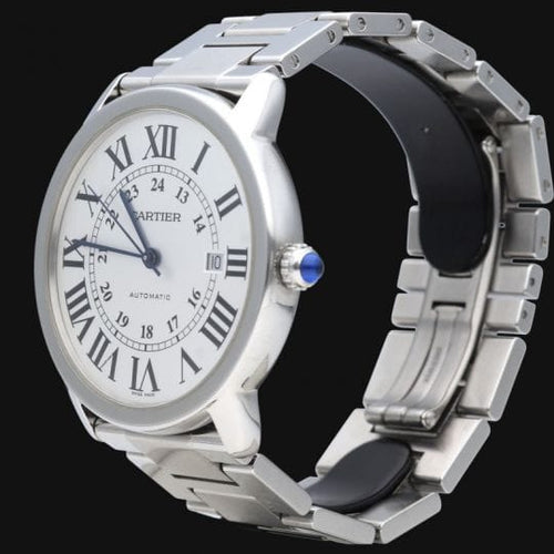 Montre Cartier Ronde Solo - Montre automatique en acier 58 Facettes MT47202