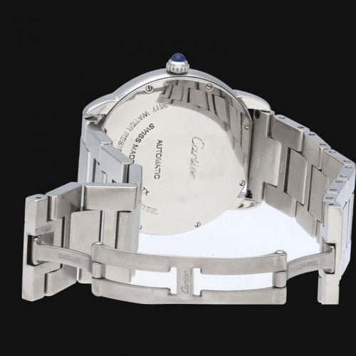 Montre Cartier Ronde Solo - Montre automatique en acier 58 Facettes MT47202