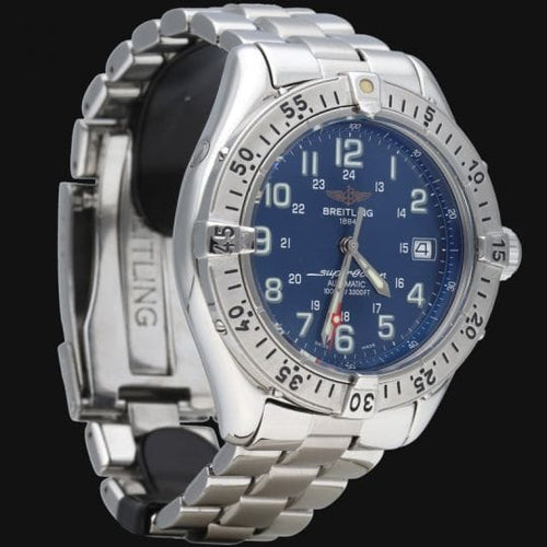 Montre Breitling Superocean - Montre 41 mm en acier 58 Facettes MT46152
