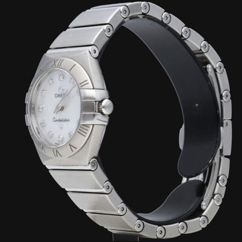 Montre Omega Constellation - Montre femme en acier et diamants 58 Facettes MT45519