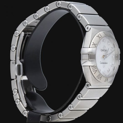 Montre Omega Constellation - Montre femme en acier et diamants 58 Facettes MT45519