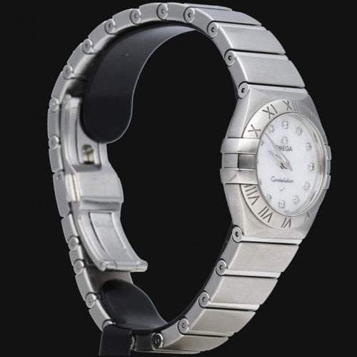 Montre Omega Constellation - Montre femme en acier et diamants 58 Facettes MT46983