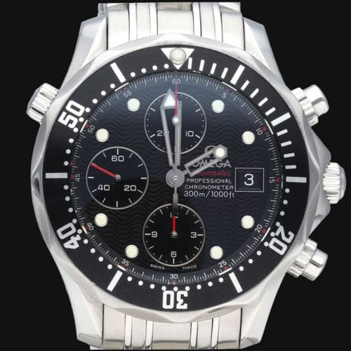 Montre Omega Seamaster - Montre Diver 300M chronographe en acier 58 Facettes MT47275