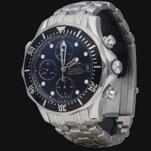 Montre Omega Seamaster - Montre Diver 300M chronographe en acier 58 Facettes MT47275