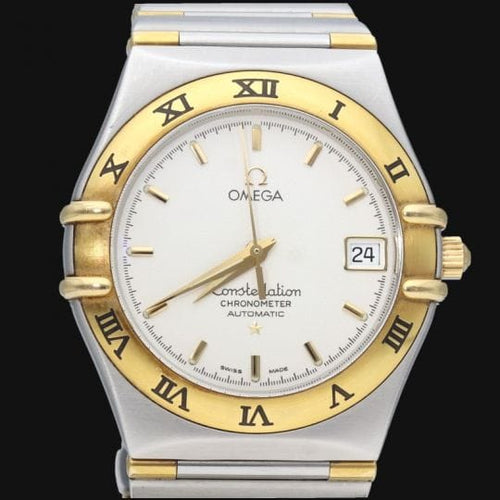 Montre Omega Constellation - Montre 35 mm automatique en or jaune et acier 58 Facettes MT44486
