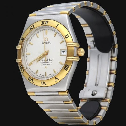 Montre Omega Constellation - Montre 35 mm automatique en or jaune et acier 58 Facettes MT44486