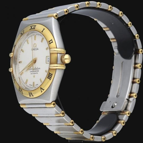 Montre Omega Constellation - Montre 35 mm automatique en or jaune et acier 58 Facettes MT44486