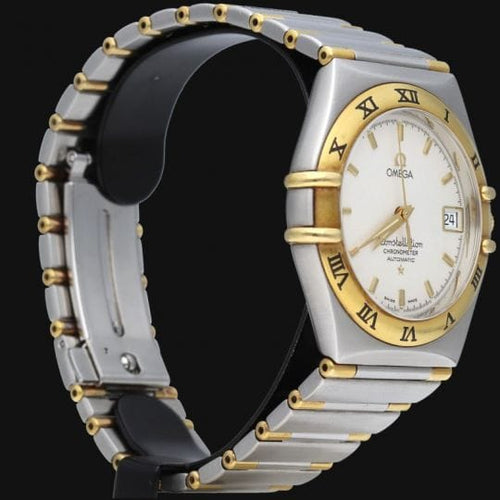 Montre Omega Constellation - Montre 35 mm automatique en or jaune et acier 58 Facettes MT44486
