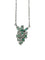 Collier Collier en or blanc, émeraudes et diamants 58 Facettes 1782