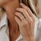 Bague 51 Bague solitaire en or blanc et diamant 0,40 ct 58 Facettes 1.0001720/1