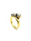 Bague 52 Bague trilogie vintage en deux ors 18K et diamants 58 Facettes VINTAGE BG
