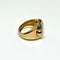 Bague 55 Bague Tank nœud papillon en or jaune et diamants 58 Facettes Tank 1