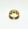 Bague 54.5 Bague byzantine en or jaune, émeraude, saphirs et rubis 58 Facettes Byz1