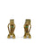 Boucles d'oreilles Boucles d'oreilles en or jaune 18K, émeraudes et diamants 58 Facettes 2103